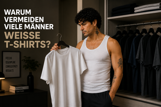 Warum vermeiden viele Männer weiße T-Shirts?