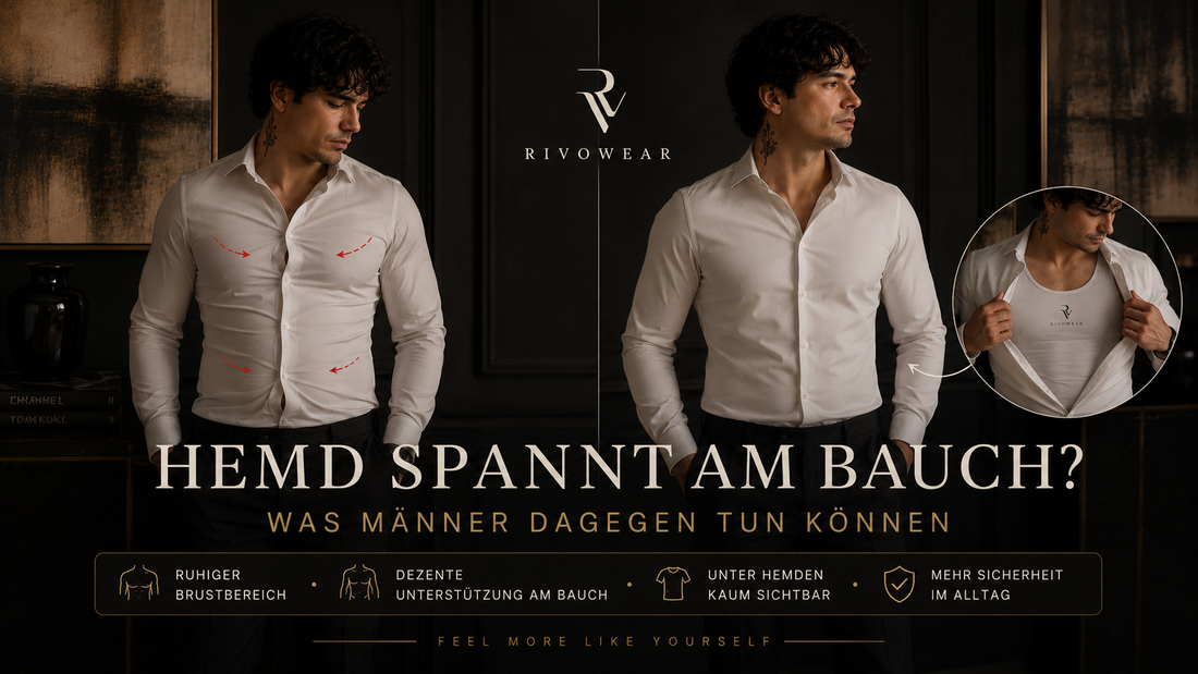 Hemd spannt am Bauch: Was Männer dagegen tun können